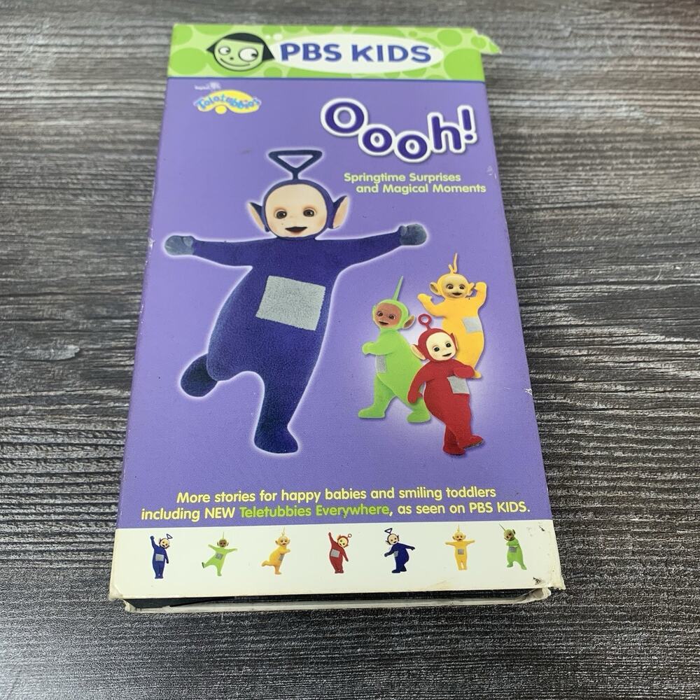 Teletubbies OooH!‎ VHS Tape 2005 PBS Kids Educational Learning Development Rare
